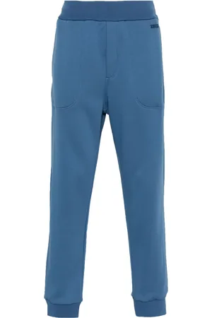 Ermenegildo Zegna Pantalon de jogging à logo brodé