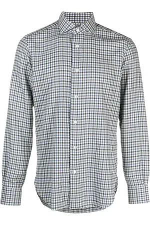 BARBA Chemise en flanelle à carreaux
