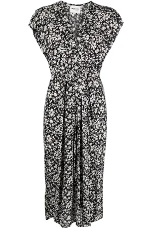 Marant Etoile Robe mi-longue Epolia à fleurs