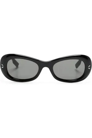 Alexander McQueen Lunettes de soleil à monture ovale