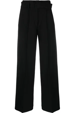 DKNY Pantalon droit à taille ceinturée