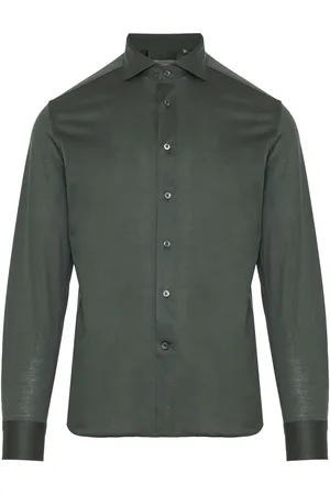 corneliani Chemise à boutonnière sur le devant