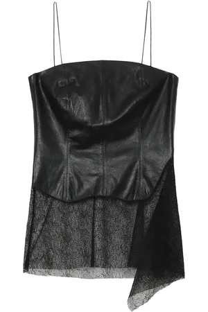 Helmut Lang Haut en curi à effet de transparence