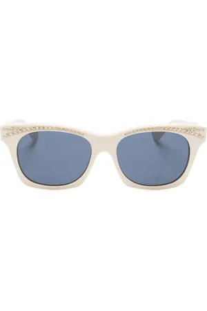 Gucci Lunettes de soleil à monture rectangulaire
