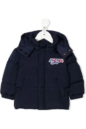 Diesel Doudoune à patch logo