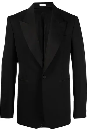 Alexander McQueen Veste de costume à veste à simple boutonnage