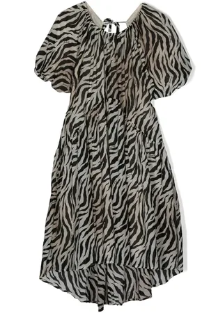 Pinko Robe imprimée en coton à découpes