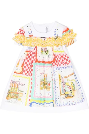 Simonetta Robe imprimée à volants