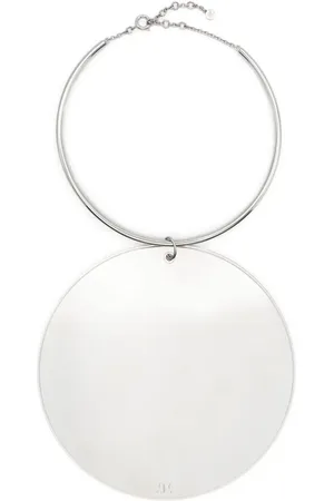 Courrèges Collier à pendentif circulaire