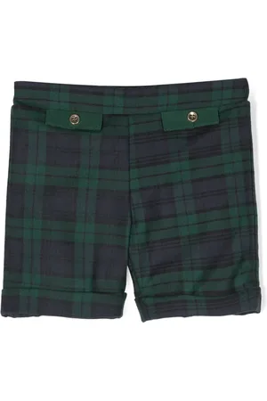 LA STUPENDERIA Short à carreaux