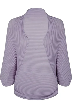 Issey Miyake Cardigan à effet plissé