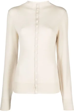 LEMAIRE Cardigan en laine à col montant