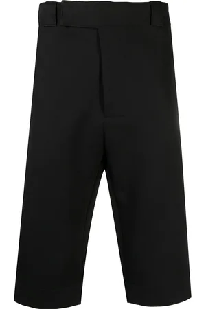 Prada Pantalon crop à patch logo