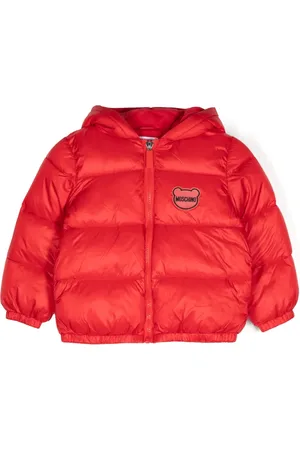 Moschino Veste matelassée à patch logo