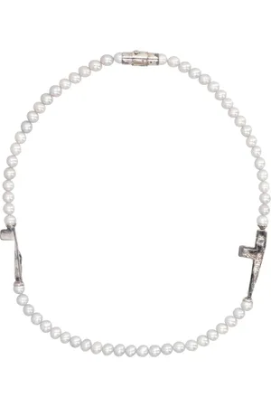 Sweetlimejuice Collier en perles à fermoir à logo