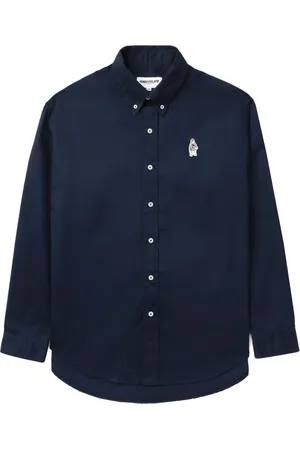 Chocoolate Chemise en coton à détail de patch