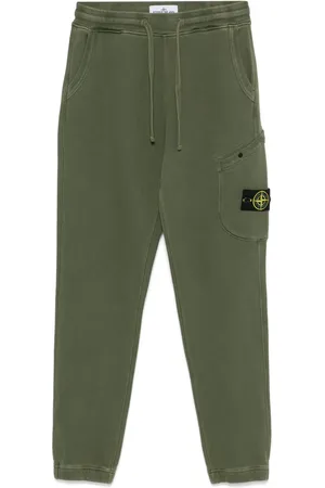 Stone Island Pantalon de jogging à patch logo
