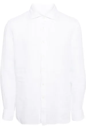 120% Lino Chemise en lin à manches longues