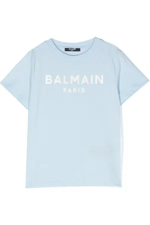 Balmain T-shirt à logo holographique
