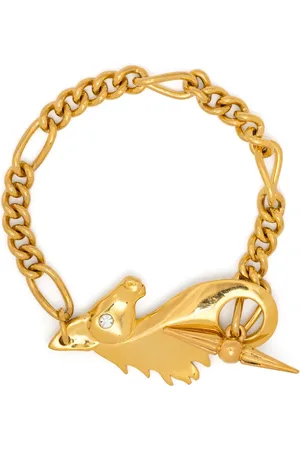 Chopova Lowena Bracelet Horse Girl en maille figaro