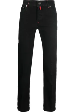Kiton Pantalon slim à taille basse