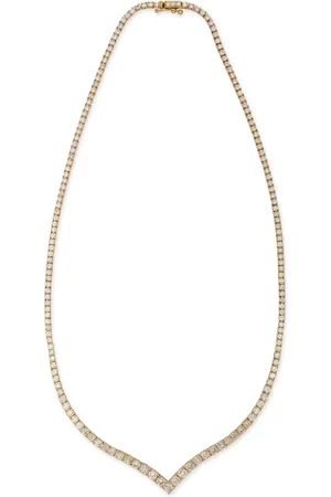 JACQUIE AICHE Collier Vanessa en 14ct pavé de diamants