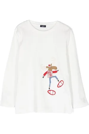 Il gufo T-shirt à broderies