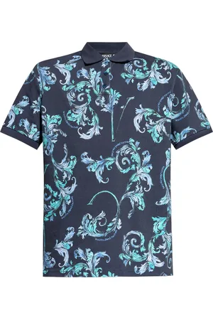 VERSACE Polo à imprimé baroque