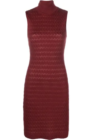 Missoni Robe courte en maille à design sans manches