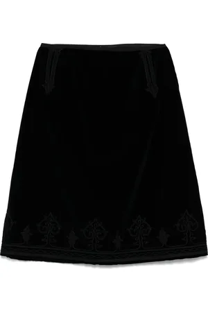 Saint Laurent Jupe en velours (années 1970)