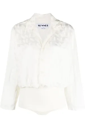 SUNNEI Body longues manches à logo en jacquard