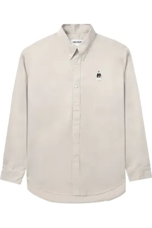 Chocoolate Chemise en coton à détail de patch