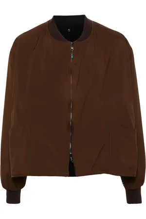 4SDESIGNS Veste bomber crop à design réversible