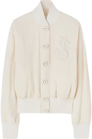 Jil Sander Veste bomber à logo appliqué