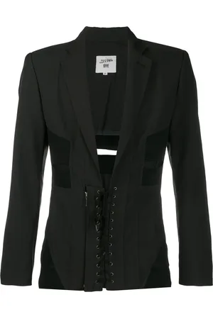 Jean Paul Gaultier Veste à détails de découpes