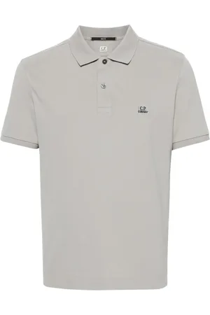 C.P. Company Polo en coton à logo brodé