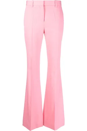 VERSACE Pantalon en laine à coupe évasée
