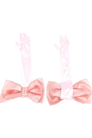 Parlor Gants en satin à détail de nœud