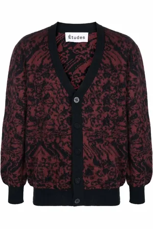 Etudes Cardigan boutonné en jacquard