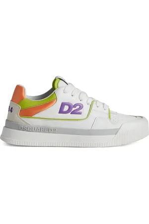 Dsquared2 Baskets en cuir à logo embossé