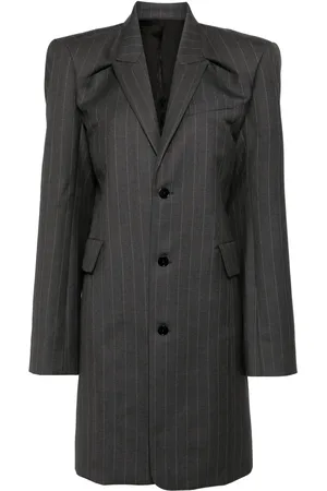 ALAINPAUL Blazer en laine à fines rayures