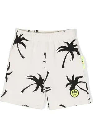 BARROW Short en coton à imprimé graphique