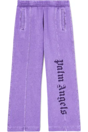 Palm Angels Pantalon de jogging en coton à logo imprimé