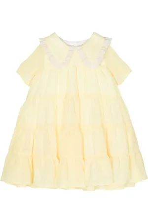 HUCKLEBONES LONDON Robe mi-longue à volants