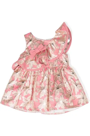 HUCKLEBONES LONDON Robe volantée en jacquard