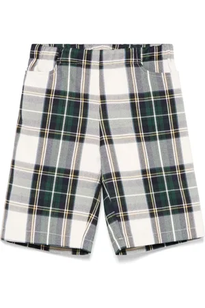 LA STUPENDERIA Short à motif tartan