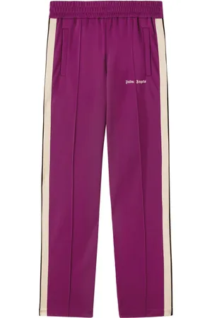Palm Angels Pantalon de jogging droit à logo brodé
