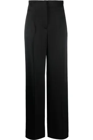 Alberta Ferretti Pantalon droit à détail de plis