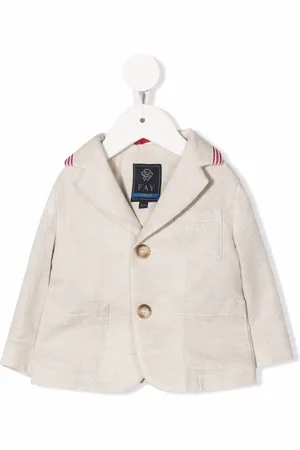 FAY Blazer à logo brodé