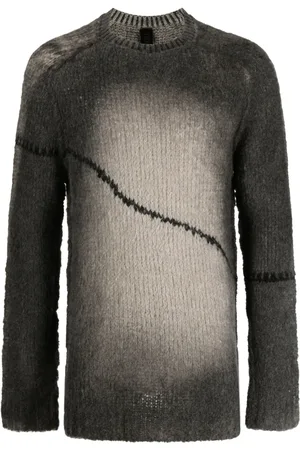 TRANSIT Pull en maille intarsia à effet délavé